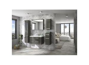 4017026120564 - Badblock Fokus 4005 Lack steingrau Hochglanz Breite 92 cm 4017026120564 - Badblock Fokus 4005 Lack steingrau Hochglanz Breite 92 cm