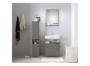 4017026147509 - Waschbeckenunterschrank Quickset 357 1 Auszug Siphonausschnitt