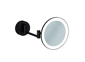 4017080116022 - Kludi VELA R LED-Kosmetikspiegel 58995N2W mit Wandhalterung Brushed Gunmetal