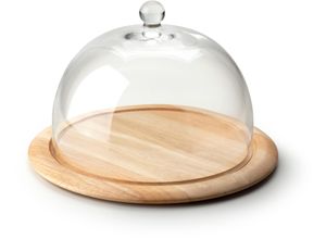 4017167304700 - Käseglocke CONTINENTA beige (natur transparent) H195cm Ø33cm Glas Holz Servierglocken 2-teilig 4017167304700 - Käseglocke CONTINENTA beige (natur transparent) H195cm Ø33cm Glas Holz Servierglocken 2-teilig