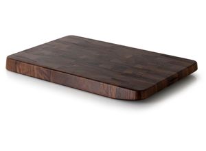4017167428208 - Schneidebrett Walnuss Stirnholz - mit hoher Materialstärke braun (holzfarben) B2500cm H300cm L3800cm Holzwerkstoff Schneidebretter mit Mosaik aus einzeln verleimten Holzwürfeln