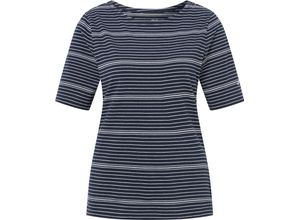 4017182893807 - Shirt Sadie Rundhals Streifen für Damen blau 42