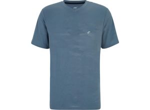 4017182963876 - T-Shirt Arno V-Ausschnitt atmungsaktiv für Herren blau 54