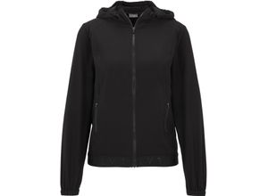 4017182983348 - Trainingsjacke Hazel Kapuze für Damen schwarz M