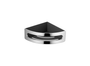 4017214363322 - Duschablage Elegance - Eckduschkorb Regale Gr B H T 18 cm x 7 cm x 18 cm grau (silberfarben anthrazit) Duschzubehör Regale inkl Kunststoffeinsatz