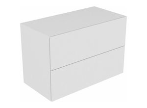 4017214389902 - Keuco Edition 11 Sideboard 31325 2 Frontauszüge mit LED-Innenbeleuchtung 1050 x 700 x 535 mm Korpus Front Trüffel Strukturlack   Trüffel