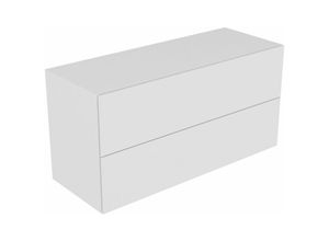 4017214390151 - Edition 11 Sideboard 31327 2 Frontauszüge 1400 x 700 x 535 mm Korpus Front Trüffel Strukturlack   Trüffel Strukturlack - 31327370000 - Keuco