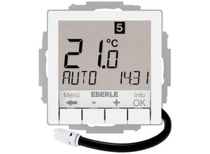 4017254169298 - 527812455604 UTE 4800-F-RAL9016-G-55 Raumthermostat Unterputz Tagesprogramm Wochenprogramm Heizen Kühlen 1 St