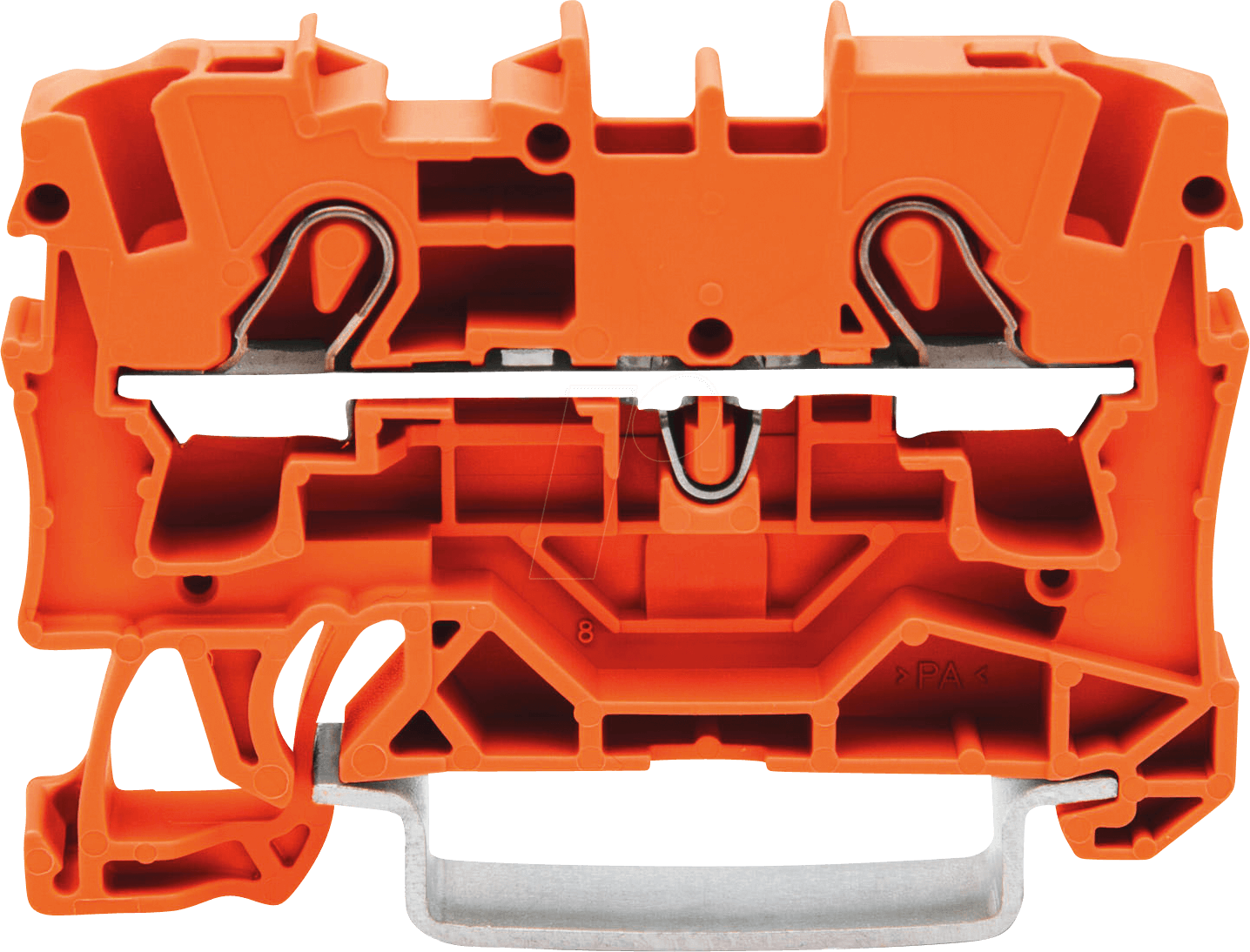 4017332010986 - 2004-1202 Durchgangsklemme 620 mm Zugfeder Orange 50 St