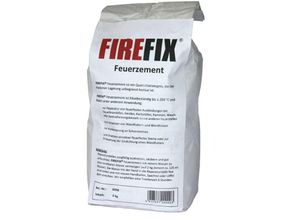 4017537530654 - Zement feuerfest 2 kg Feuerzement für Ofen Kamin Ofenbau Kaminmörtel - Firefix