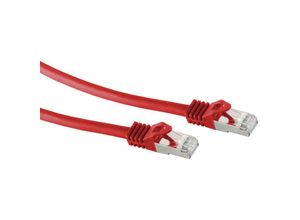 4017538043054 - Pollin-choice - RJ45 Patchkabel s ftp (pimf) m CAT7 Rohkabel 10 m rot