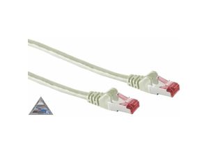 4017538044747 - Markenlos - CAT6A Patchkabel s-ftp pimf ghmt Zertifiziert Halogenfrei grau 15 m