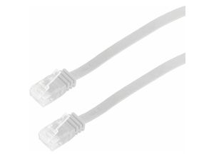 4017538047359 - No_name - CAT6 Patchkabel Flachkabel u utp weiß 15 m