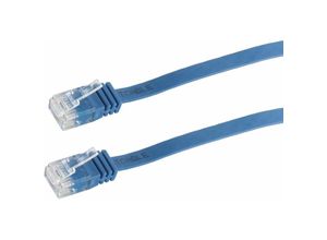 4017538061812 - No_name - CAT6 Patchkabel Flachkabel u utp blau 15 m