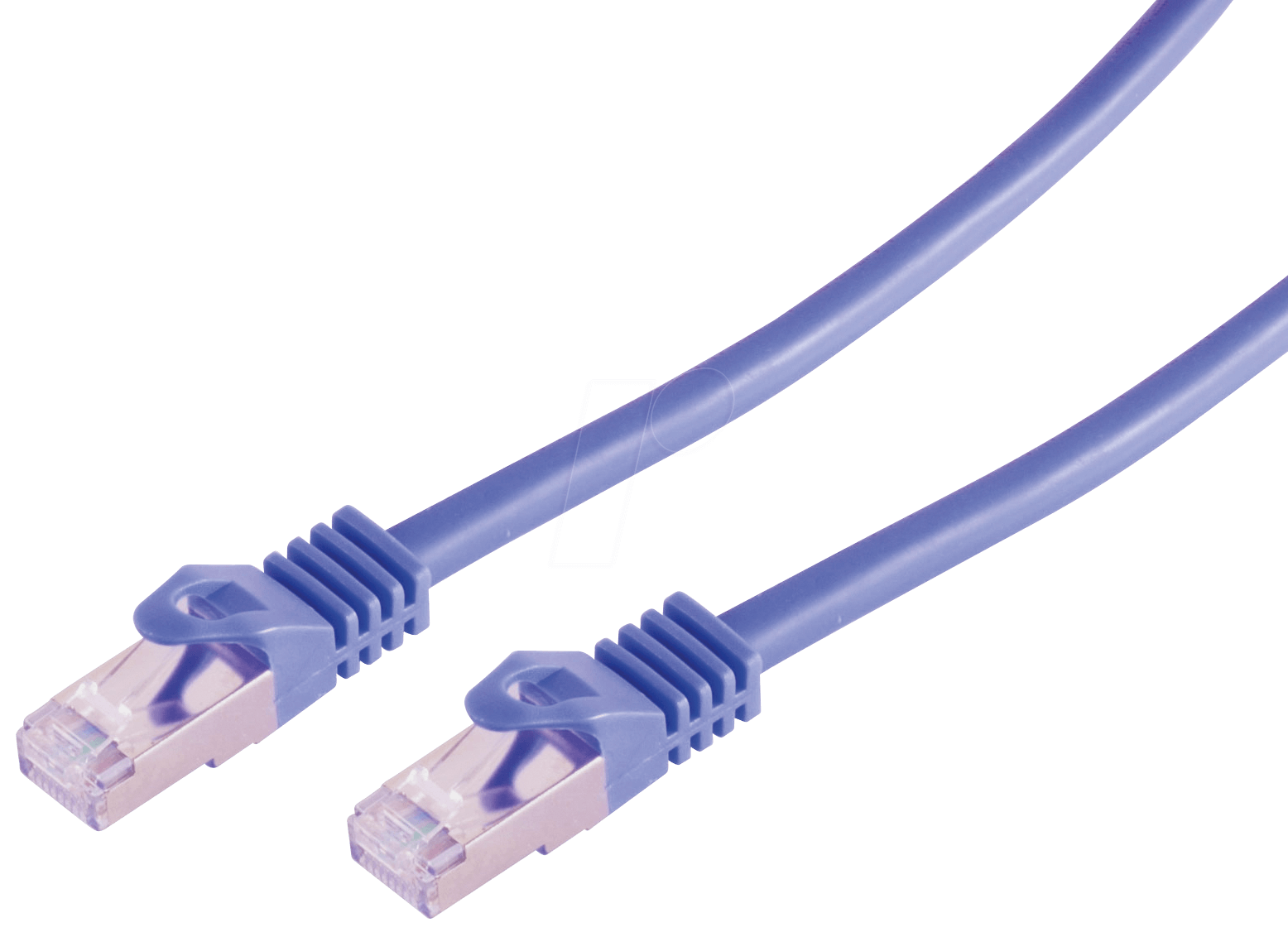 4017538071286 - SHVP 75511-V - 1 m Patchkabel - Cat7-Rohkabel violett