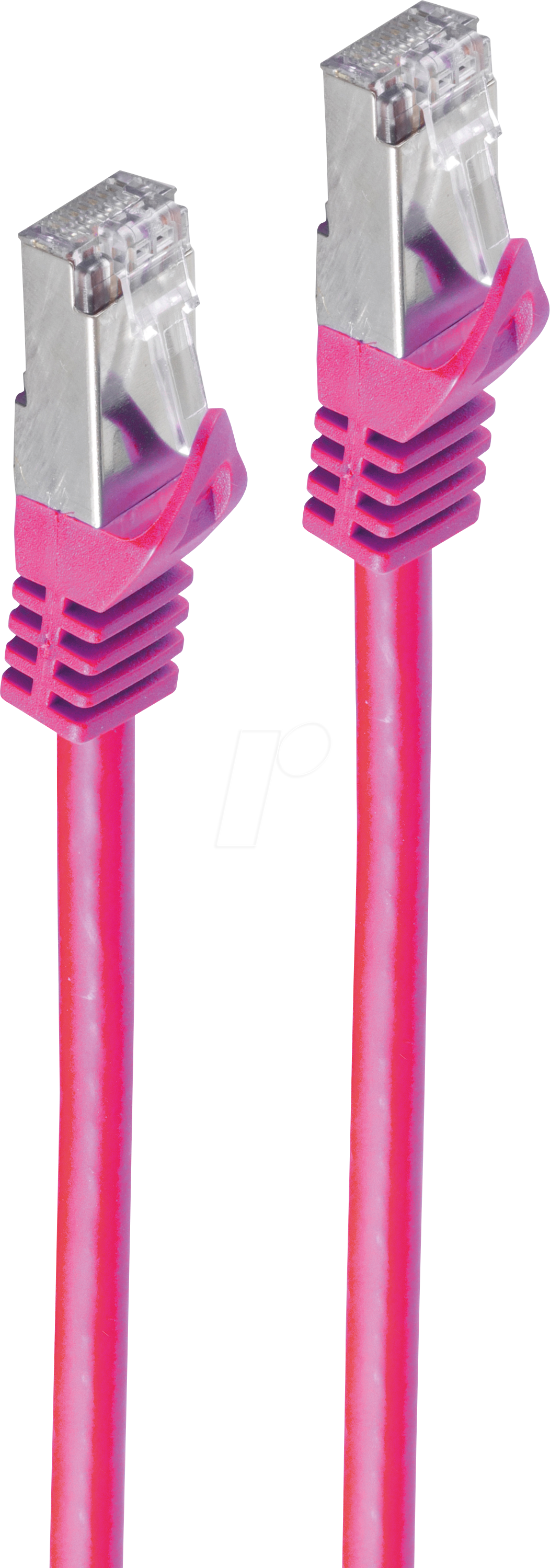 4017538071323 - SHVP 75512-M - 2 m Patchkabel - Cat7-Rohkabel magenta