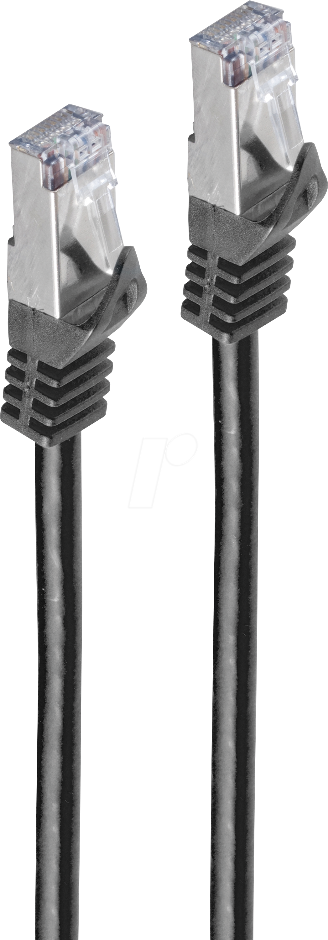 4017538076939 - SHVP 7551115S - 15m Patchkabel - Cat7 Rohkabel schwarz