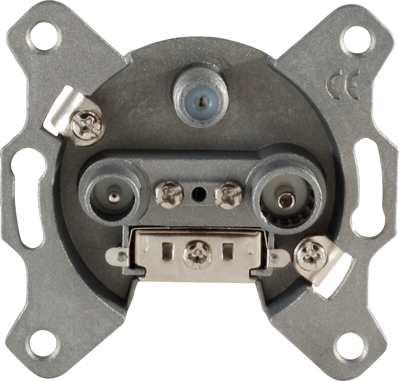 4017538082091 - SHVP BS15-95002 - 3-Loch SAT+BK-Antennen-Durchgangsdose 11 dB