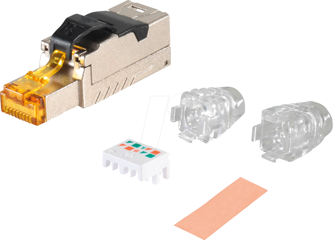 4017538082794 - SHVP BS08-45001 - Cat 81 feldkonfektionierbarer Metall-Stecker