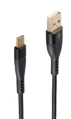 4017538088376 - SHVP BS20-71025 - Sync- & Ladekabel USB-A -> USB-C 10 m schwarz