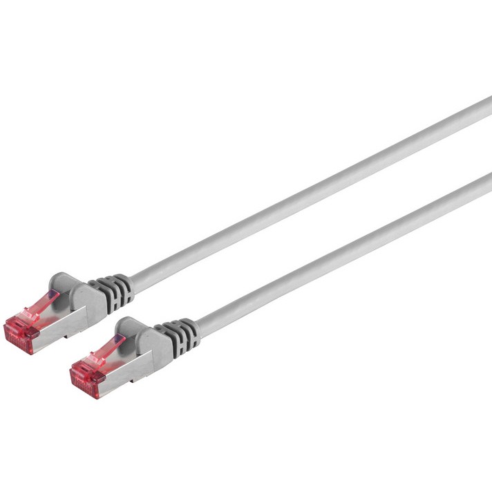 4017538092823 - Patchkabel CAT6a RJ45 S FTP PiMF 015m Halogenfrei Grau