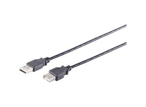 4017538093974 - S-IMPULS USB-A Verlängerungskabel 20 schwarz 3m