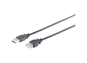 4017538093981 - S-IMPULS USB-A Verlängerungskabel 20 schwarz 5m