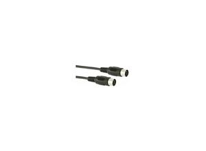 4017538100023 - S-IMPULS Audiokabel 2x DIN-Stecker 5-polig 15 m schwarz