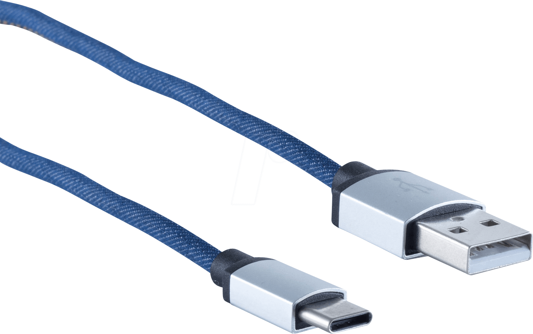 4017538103161 - SHVP BS1450027 - USB-A-Stecker > USB Typ C Stecker Jeans blau 1m