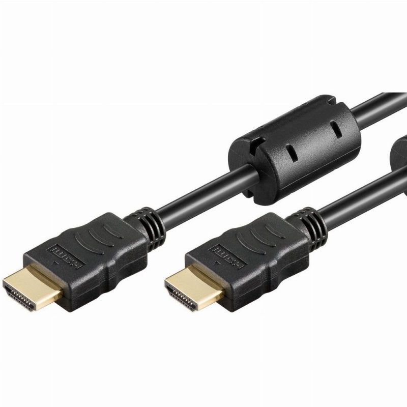 4017538106407 - HDMI (ST-ST) 3m HighSpeed Anschlusskabel 4K Schwarz