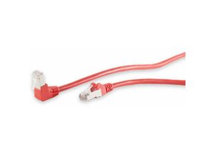 4017538116307 - CAT6 Patchkabel S FTP 90°-gerade 10 m rot