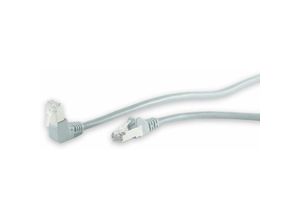 4017538116338 - CAT6 Patchkabel S FTP 90°-gerade 15 m grau