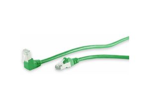 4017538117328 - CAT6 Patchkabel S FTP 90°-gerade 20 m grün