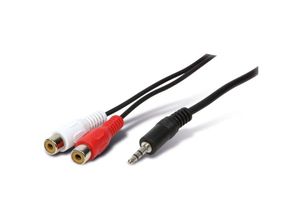 4017538129079 - Audio-Adapterkabel Klinke auf 2x Cinch 15 m