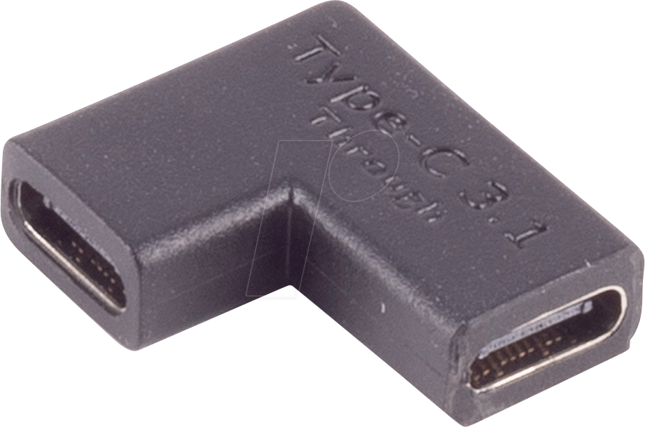 4017538140272 - SHVP BS13-40005 - Adapter USB 31 C Buchse > C Buchse 90° Winkel l r