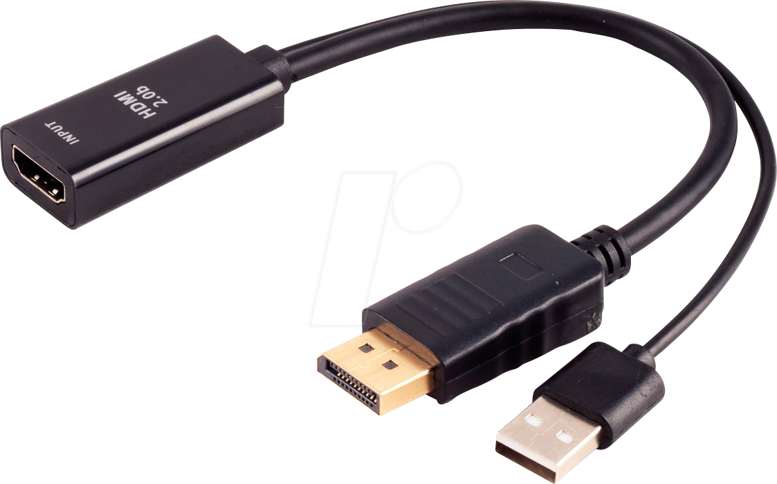 4017538140326 - SHVP BS10-01013 - DisplayPort Adapter DisplayPort Stecker > HDMI Buchse 20cm