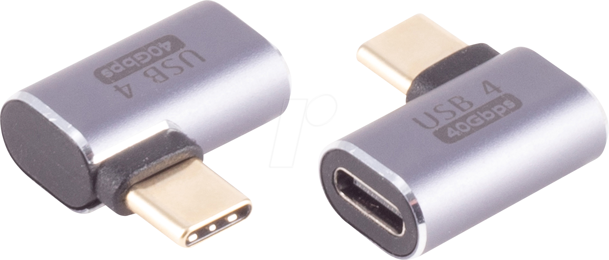 4017538148841 - SHVP BS14-05035 - Adapter USB 40 C Stecker > Buchse 90° Winkel l r