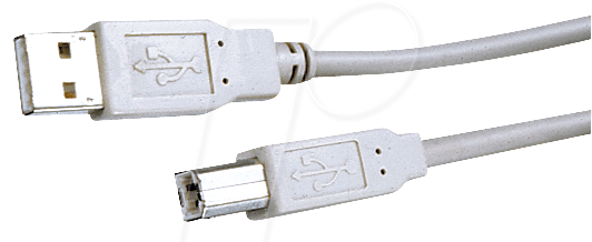 4017538770233 - AK 672 2-30 SC - USB 20 Kabel High Speed A Stecker auf B Stecker 3 m