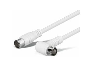 4017538982117 - Unbekannt - s-impuls SAT-Antennenanschlusskabel 2x F-Quick-Stecker weiß 15m100dB gewinkelt