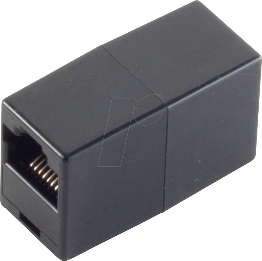 4017538982766 - Shiverpeaks - western adapter [1X RJ11 buchse 6P4C - 1X RJ11 buchse 6P4C] schwarz BS71220