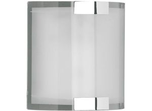 4017807080797 - Leuchten - Wandleuchte divo 1 x E14 20 x 20cm Glas matt Halterung Chrom