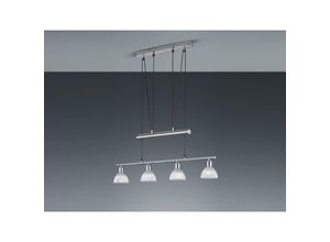 4017807281781 - Leuchten - led Balkenpendelleuchte levisto 4-flammig höhenverstellbar Breite 80 cm Silber