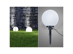 4017807282818 - Reality Leuchten - Leuchtkugel bolo für den Garten mit Strom Weiß 5m Kabel ø 30 cm