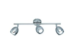 4017807284584 - Reality Leuchten - led Deckenstrahler nantes 3 flammig Metall Silber Chrom 45cm breit