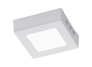 4017807294651 - Defibrico - Quadratische Deckenleuchte Zeus Led Dimmbar Weiß 12x12 cm Trio Lighting