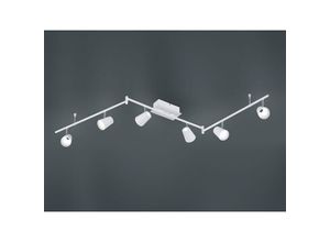 4017807302660 - Led Deckenstrahler narcos 6 flammig Weiß Spots dreh-und schwenkbar