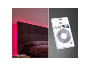 4017807326413 - Reality Leuchten - led Stripe mit Fernbedienung rgb Farbwechsel & Dimmer - 5 Meter