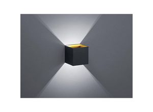 4017807371789 - Leuchten led Wandleuchte Louis 43W warmweiß schwarz matt Aluminium Wandleuchten - Trio