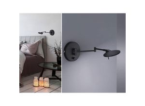 4017807390056 - Leuchten - led Wandleuchte kazan Schwarz verstellbar stufenlos dimmbar - 55cm