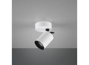 4017807408201 - Leuchten - Wandstrahler pago Metallschirm Weiß - 1 Spot schwenkbar - ø 6cm